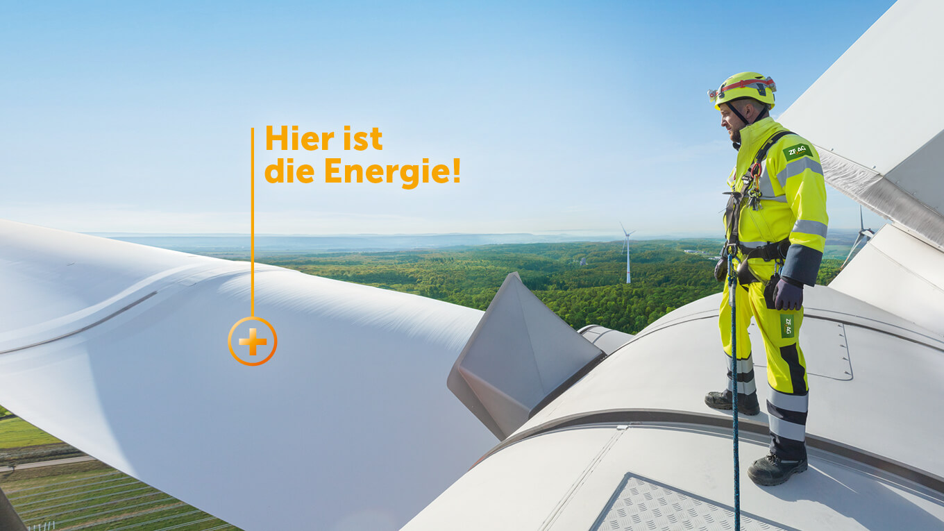 ZEAG Energie AG Imagekampagne Windrad