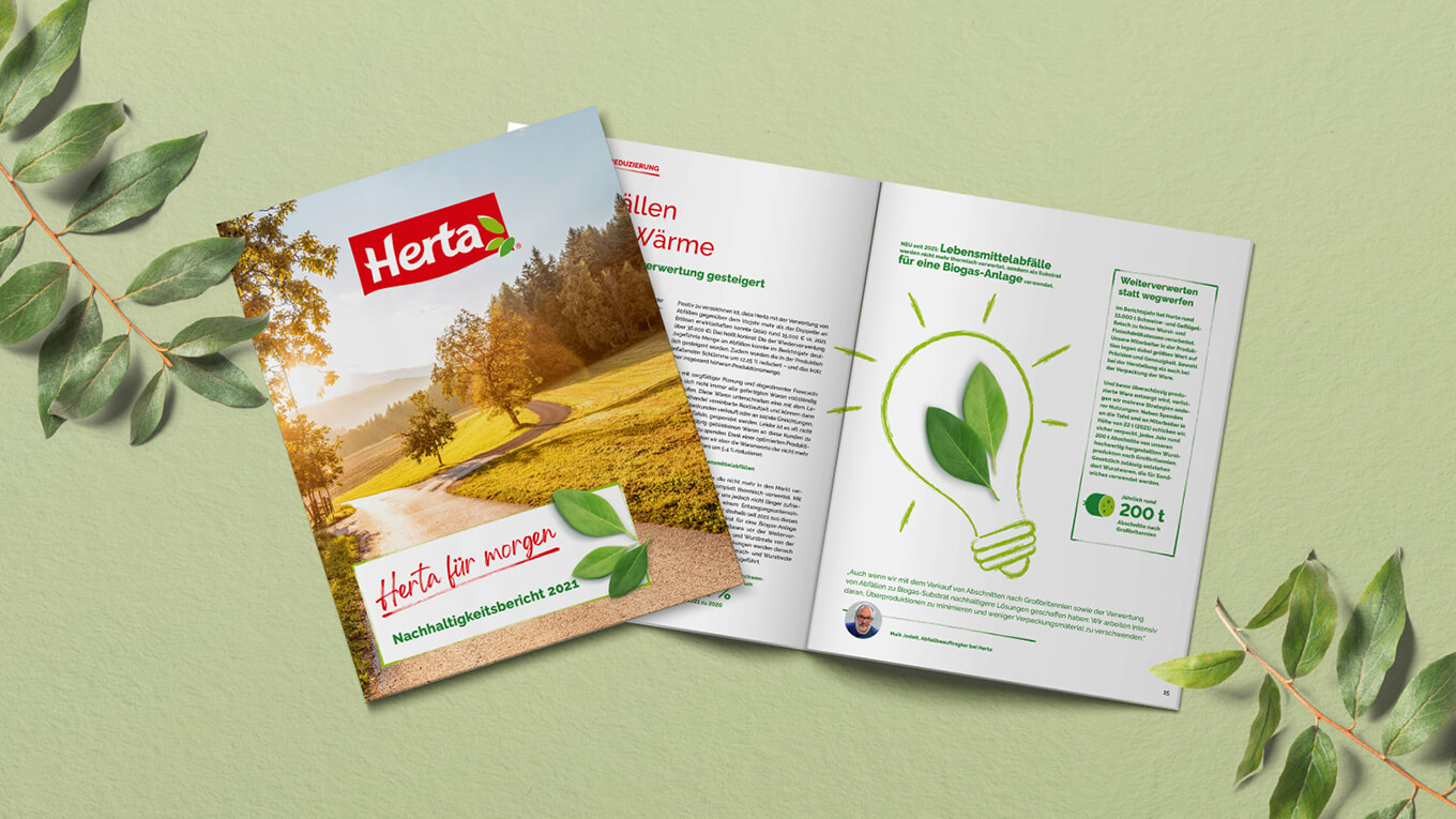 Herta Nachhaltigkeitsbericht Vorschau